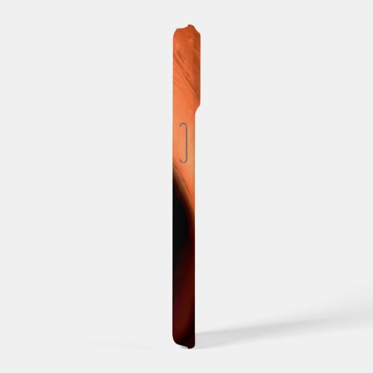 忍耐強いローバーが火星に降下するエアロシェル iPhone 15ケース (右側面)