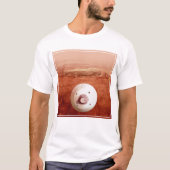 忍耐強いローバーが火星に降下するエアロシェル Tシャツ (正面)