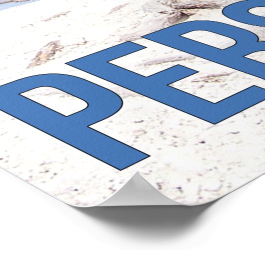 忍耐強い木のポやる気を起こさせるスター ポスター (角)