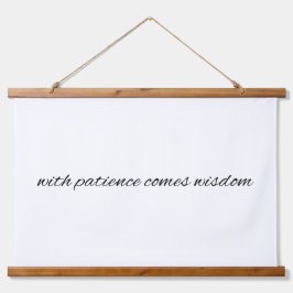 忍耐強い木材の上に壁のタペストリーと 吊り下げ型タペストリー