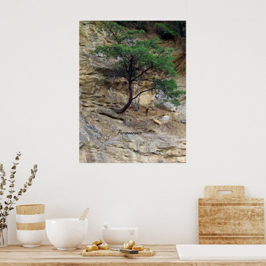 忍耐強い木 ポスター (キッチン)