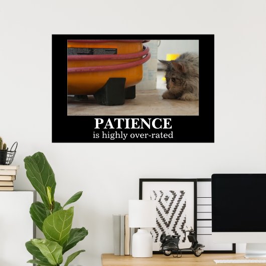 忍耐強い猫とマウスの民主化のポスター ポスター (ホームオフィス)