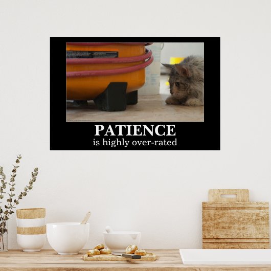 忍耐強い猫とマウスの民主化のポスター ポスター (キッチン)