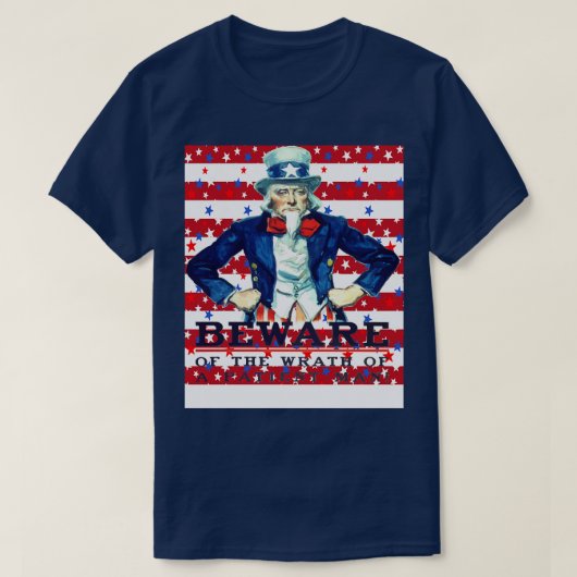 忍耐強い男星とSの怒りに注意 Tシャツ (デザイン正面)