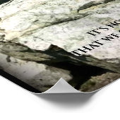 忍耐強い登山者やる気を起こさせる ポスター (角)