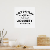 忍耐強く旅を続ける ポスター (キッチン)