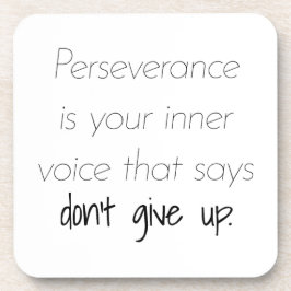 忍耐懸命プラスチックコースター コースター