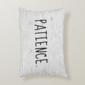 忍耐文字オン樺の木ツリーアクセント枕 アクセントクッション (正面(垂直))