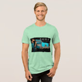 忍耐限界 I メンズ 励ましTシャツ トライブレンドTシャツ (正面全面)