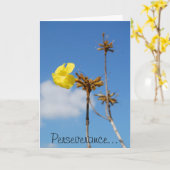 忍耐 カード (黄色い花)