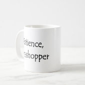 忍耐、グラスホッパー コーヒーマグカップ (正面左)