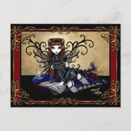 「忍耐」ゴシック風交じりのハガキ ポストカード