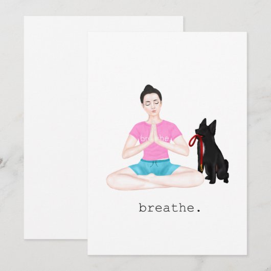 忍耐 サンキューカード (正面/裏面)