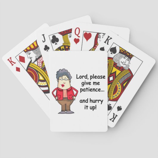 忍耐 トランプ (裏面)