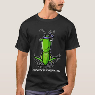 忍耐、バッタの暗闇のTシャツ Tシャツ