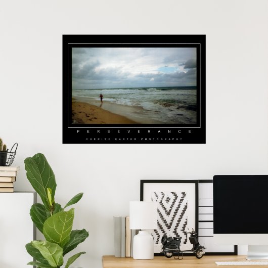 忍耐 ポスター (ホームオフィス)