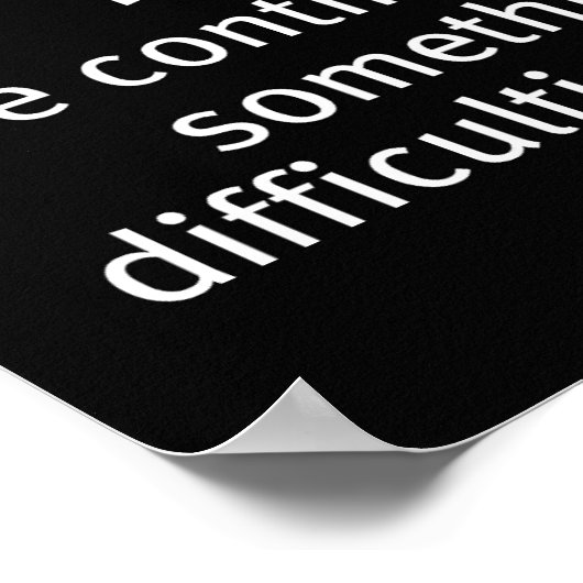 忍耐 ポスター (角)