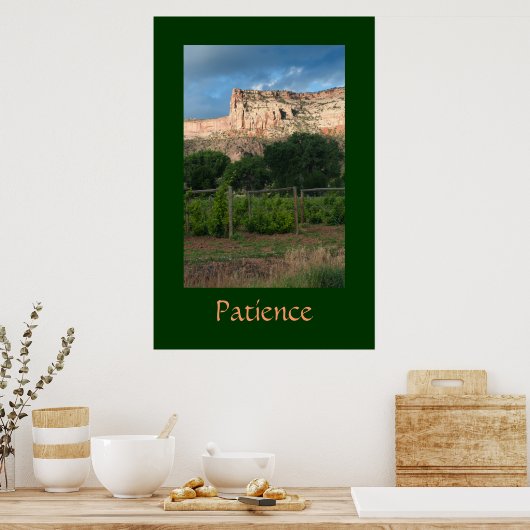 忍耐 ポスター (キッチン)