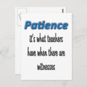 忍耐 ポストカード (正面/裏面)