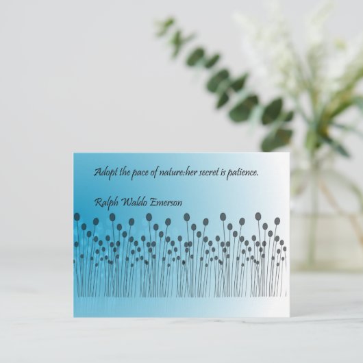 忍耐 ポストカード (スタンド正面)