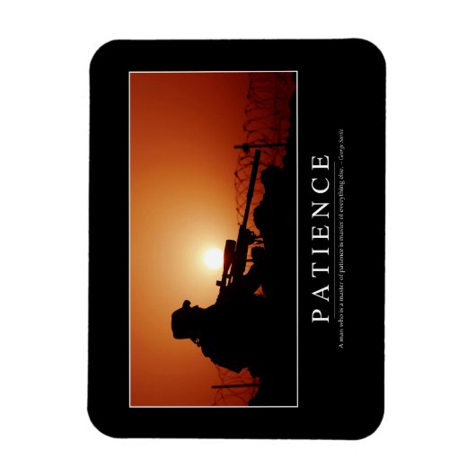 忍耐:感動的引用文 マグネット (縦)