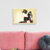 志村辰己二科女日本の語 キャンバスプリント (インサイチュ (リビング))