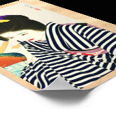 志村辰己五姿モダン美しい ポスター (角)