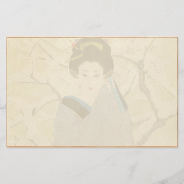 志村辰巳二科目女日本の人雪 (正面)