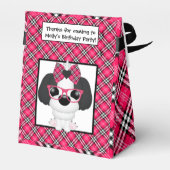 志津犬パーソナライズバースデーパーティーの好意 フェイバーボックス (裏面サイド)