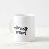 志願は情け深い コーヒーマグカップ (正面左)