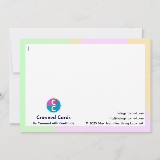 志願兵 サンキューカード (裏面)