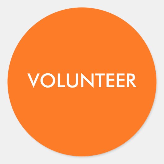 志願者 ラウンドシール (正面)
