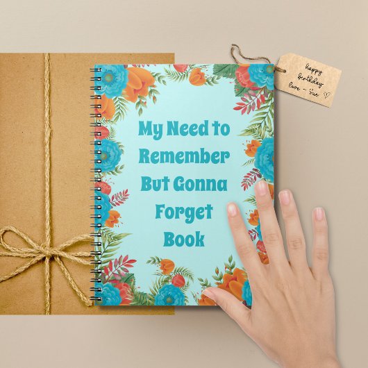 忘おもしろいれられない人の贈り物ノート ノートブック