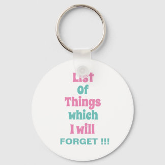 忘おもしろいれ深い人には注意忘れ キーホルダー