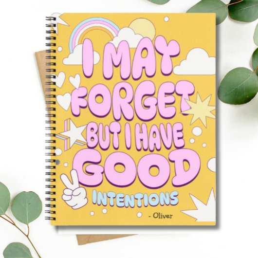 忘おもしろいれ物にリストする人のための引用文 ノートブック