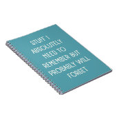 忘おもしろいれ物にリストする人のための引用文 ノートブック (右側)