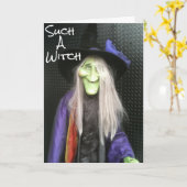 忘れあなたの誕生日そんな魔女 カード (黄色い花)