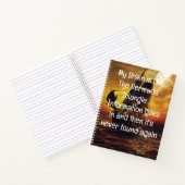 忘れおもしろい物好きの人がスパイラルをリストする引用文 ノートブック (内部)