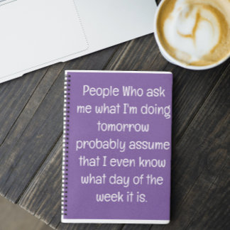 忘れおもしろい物好きの人がスパイラルをリストする引用文 ノートブック