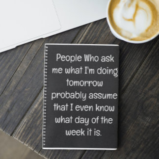 忘れおもしろい物好きの人がスパイラルをリストする引用文 ノートブック