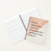 忘れおもしろい物好きの人がピンクに染まることわざ ノートブック (内部)