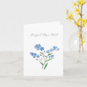 忘れお情け考えカード4 カード (黄色い花)