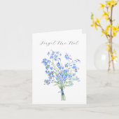 忘れお見舞い考えカードは私じゃない カード (黄色い花)