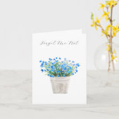 忘れお見舞い考えカードは3枚も カード (黄色い花)