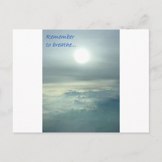 忘れずに呼吸する ポストカード (正面)