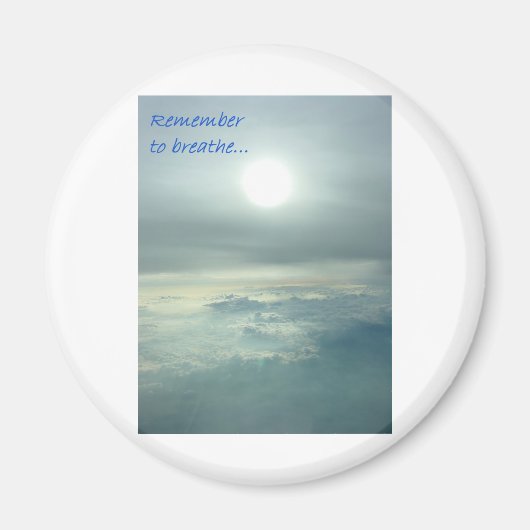 忘れずに呼吸する マグネット (正面)