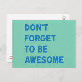 忘れせ素晴らし ポストカード (正面/裏面)