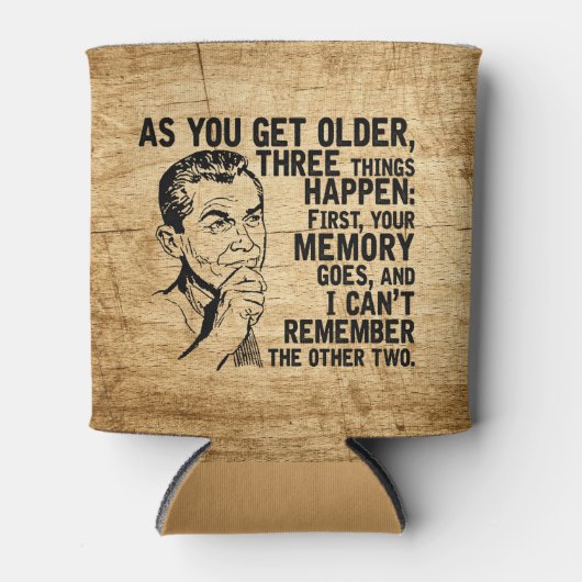 忘れっぽいパパユーモアお父さんの日 缶クーラー (正面)