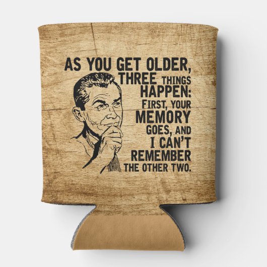 忘れっぽいパパユーモアお父さんの日 缶クーラー (裏面)