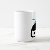 忘れっぽい黒猫ミーム コーヒーマグ コーヒーマグカップ (中央)